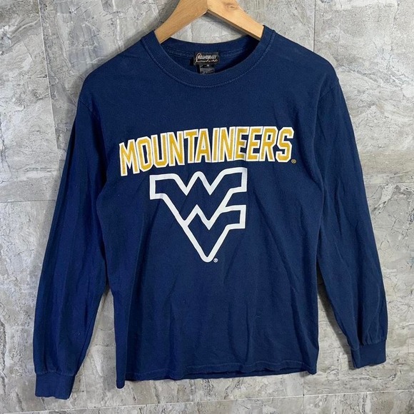 NCAA Other - West Virginia Mountaineers navy blue long sleeve shirt Mens Size S #college